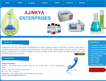 Tablet Screenshot of ajinkyaent.com